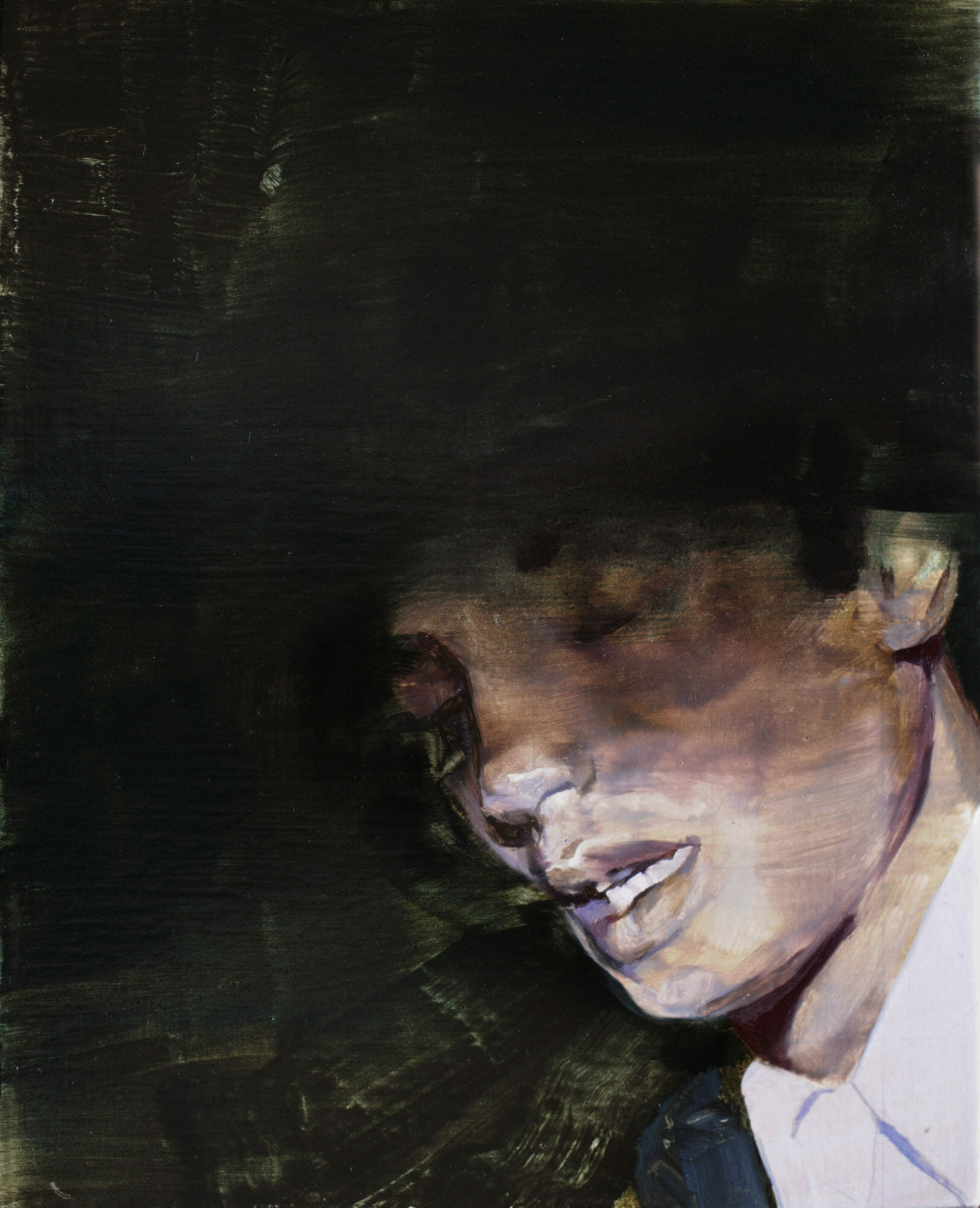 Francois Jacob PAROLE 35x28 - oil on canvas - 2019