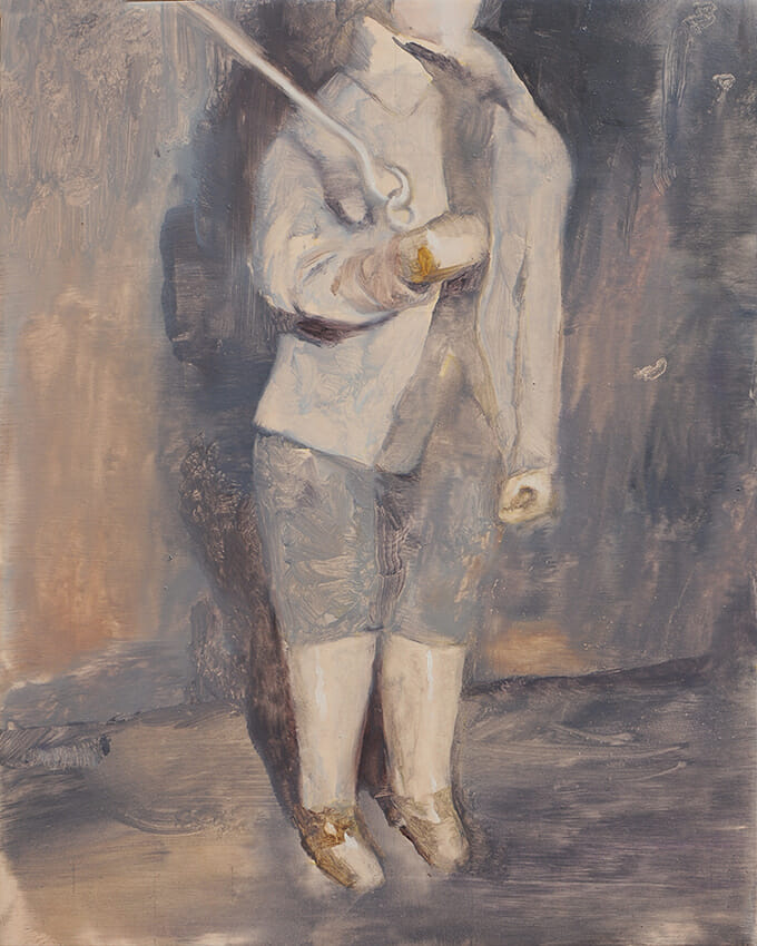 Francois Jacob Conduite 30 x 24 cm - oil on canvas - 2020